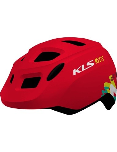 Šalmas KLS Zigzag 022, S/M 50- 55 cm, (raudonas)