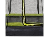 EXIT Silhouette ground trampoline 153x214cm with safety net - green