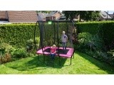 EXIT Silhouette trampoline 153x214cm - pink