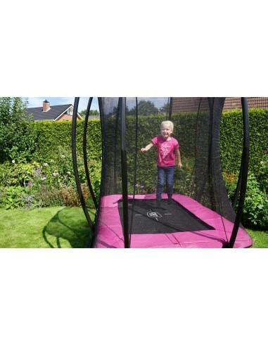 EXIT Silhouette trampoline 153x214cm - pink