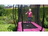 EXIT Silhouette trampoline 153x214cm - pink