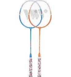 ALUMTEC 55K BADMINTON ROCKET SET + 3 PIECES SHUTTLECOCKS WISH