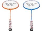 ALUMTEC 55K BADMINTON ROCKET SET + 3 PIECES SHUTTLECOCKS WISH