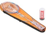 ALUMTEC 55K BADMINTON ROCKET SET + 3 PIECES SHUTTLECOCKS WISH