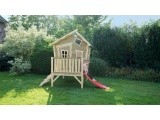 EXIT Crooky 300 wooden playhouse - grey-beige