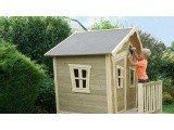 EXIT Crooky 300 wooden playhouse - grey-beige