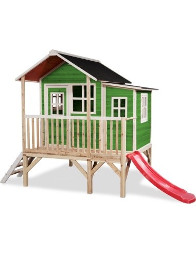 EXIT Loft 350 wooden playhouse - green