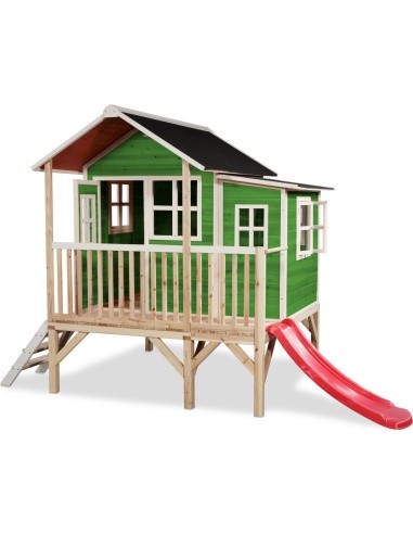 EXIT Loft 350 wooden playhouse - green