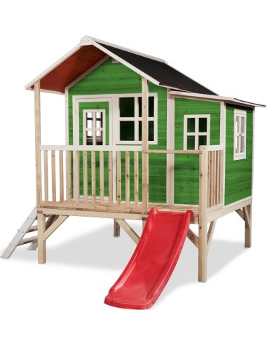 EXIT Loft 350 wooden playhouse - green