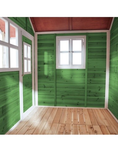 EXIT Loft 350 wooden playhouse - green