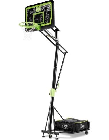 EXIT Galaxy portable basketball backboard on wheels - black edition