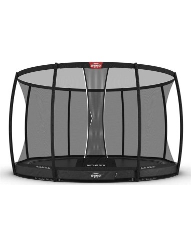 BERG Elite InGround 430 pilkas + apsauginis tinklas DLX XL