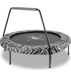 EXIT Tiggy junior trampoline with bar ø140cm - black/grey