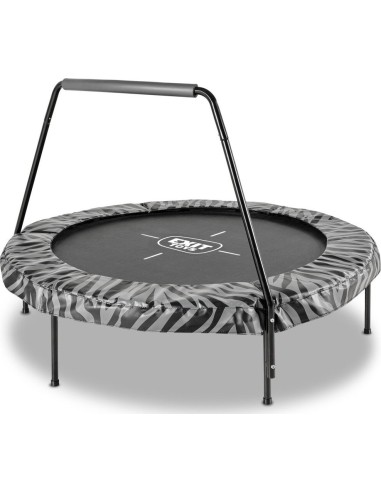 EXIT Tiggy junior trampoline with bar ø140cm - black/grey