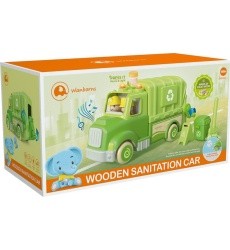 Wooden Garbage Truck
