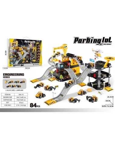 Multifunctional Parking Construction Site + Accessories