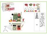 Kitchen with Light and Sound Function Green
