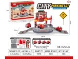 Fire Department Parking + Soft Vehicles Set