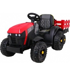 Tractor Titanium With Trailer Red