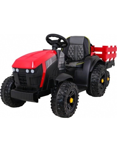 Tractor Titanium With Trailer Red