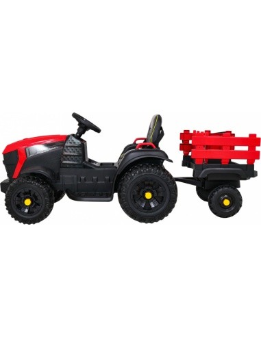 Tractor Titanium With Trailer Red