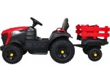 Tractor Titanium With Trailer Red