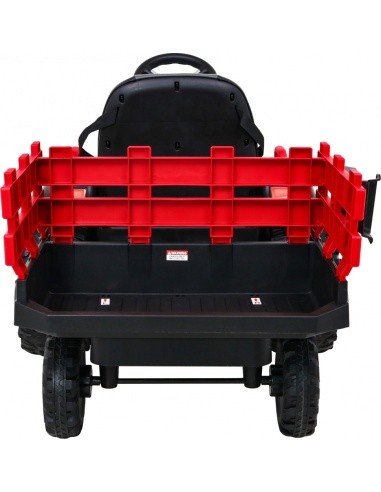 Tractor Titanium With Trailer Red