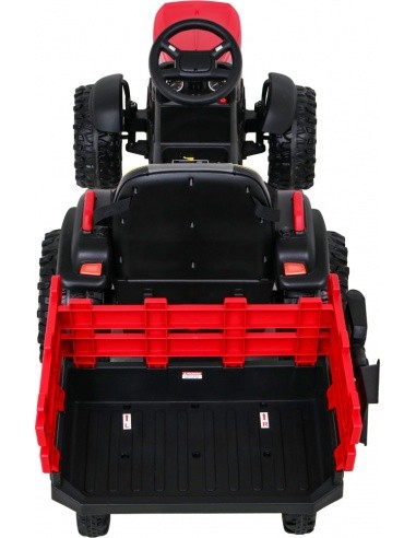 Tractor Titanium With Trailer Red