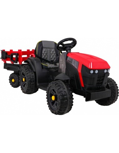 Tractor Titanium With Trailer Red