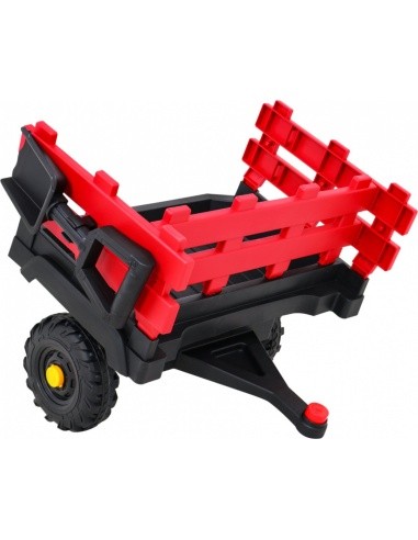 Tractor Titanium With Trailer Red