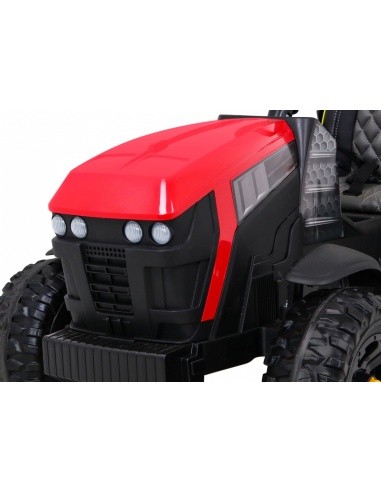 Tractor Titanium With Trailer Red