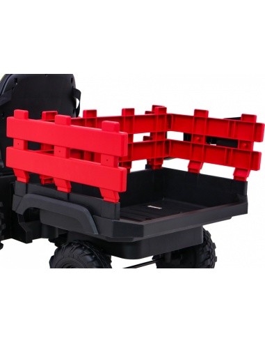 Tractor Titanium With Trailer Red