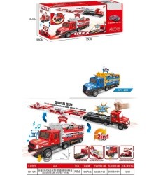 2in1 Launcher Truck + Accessories Blue