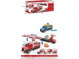 2in1 Launcher Truck + Accessories Blue
