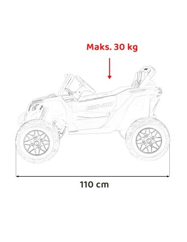 Transporto priemonė ATV CAN-AM Maverick Red