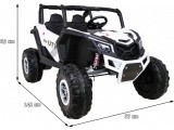 Buggy UTV-MX Vehicle White