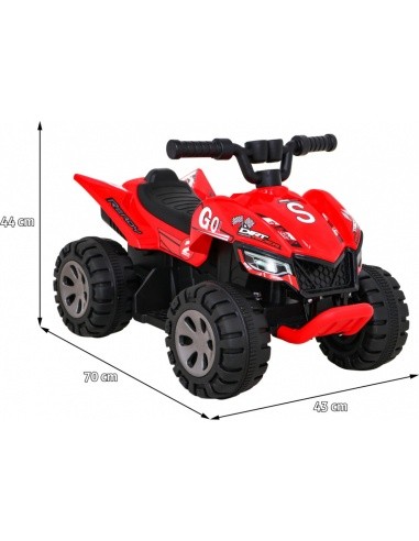 Vehicle Quad THE FASTEST Red