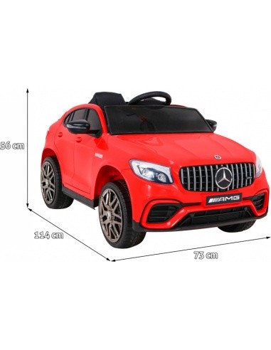 Vehicle Mercedes Benz GLC63S Red