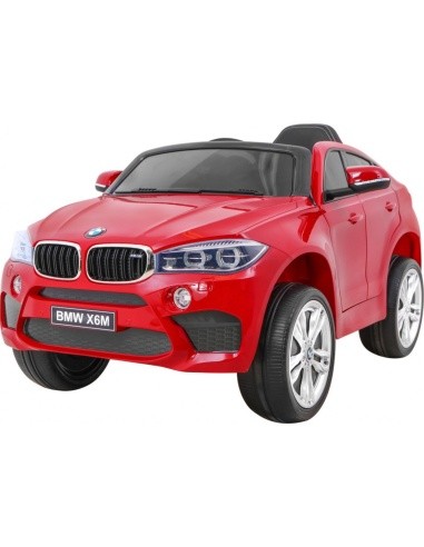 Transporto priemonė BMW X6M dažytas raudonai