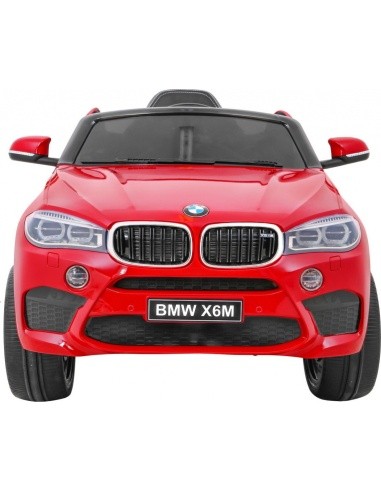Transporto priemonė BMW X6M dažytas raudonai
