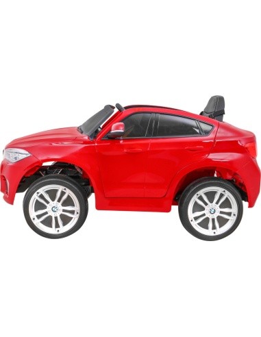 Transporto priemonė BMW X6M dažytas raudonai