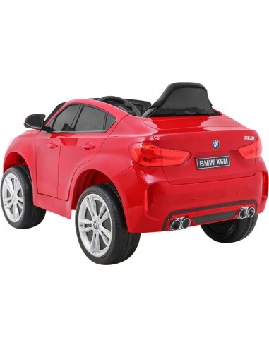 Transporto priemonė BMW X6M dažytas raudonai
