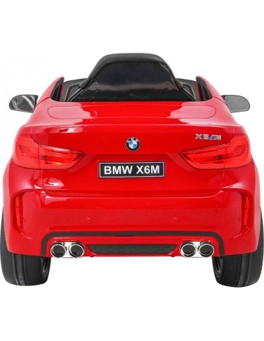 Transporto priemonė BMW X6M dažytas raudonai