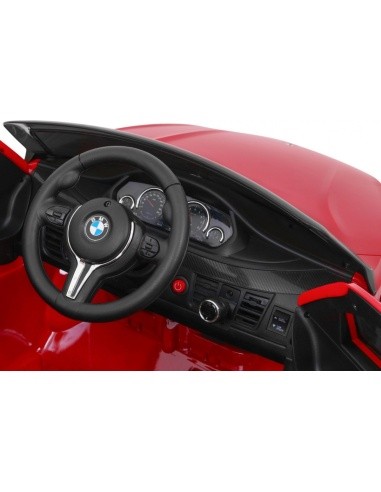 Transporto priemonė BMW X6M dažytas raudonai