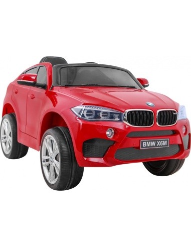 Transporto priemonė BMW X6M dažytas raudonai