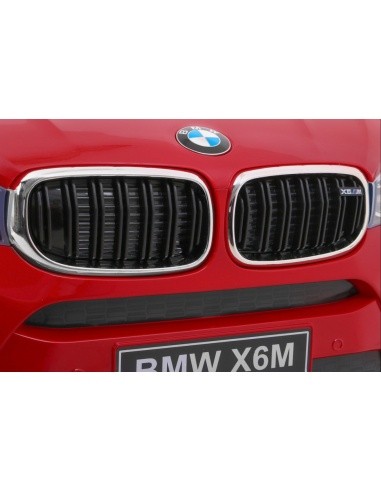 Transporto priemonė BMW X6M dažytas raudonai