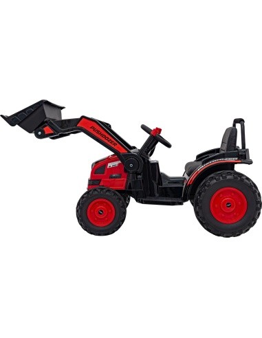 Vehicle Excavator Tractor Red