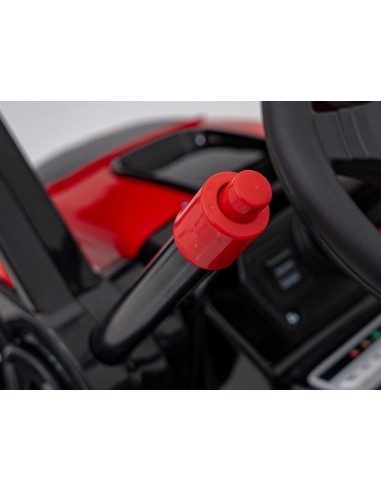 Vehicle Excavator Tractor Red