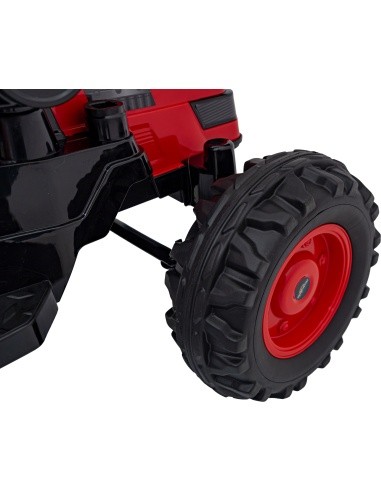 Vehicle Excavator Tractor Red