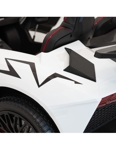 Vehicle Lamborghini Aventador SV White